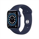 ساعت هوشمند اپل واچ سری 6 مدل 44mm Aluminum Case with Sport silicone Band