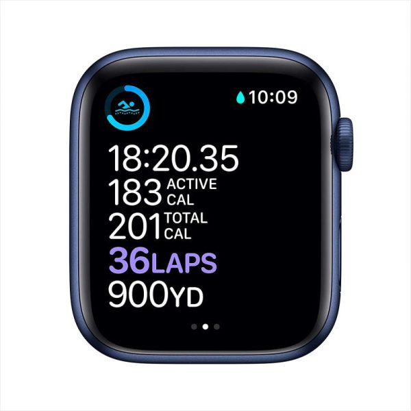 ساعت هوشمند اپل واچ سری 6 مدل 44mm Aluminum Case with Sport silicone Band